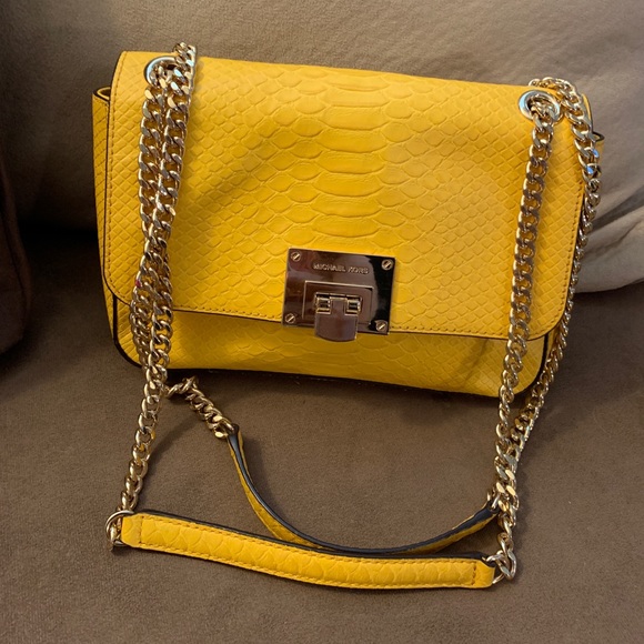 Michael Kors Handbags - Michael Kors Yellow Crossbody or Shoulder Bag Michael Kors Handbags - Michael Kors Yellow Crossbody or Shoulder Bag